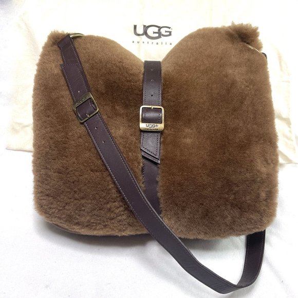 Auc Ugg Australia shearling  hobo/shoulder bag - Picture 2 of 16